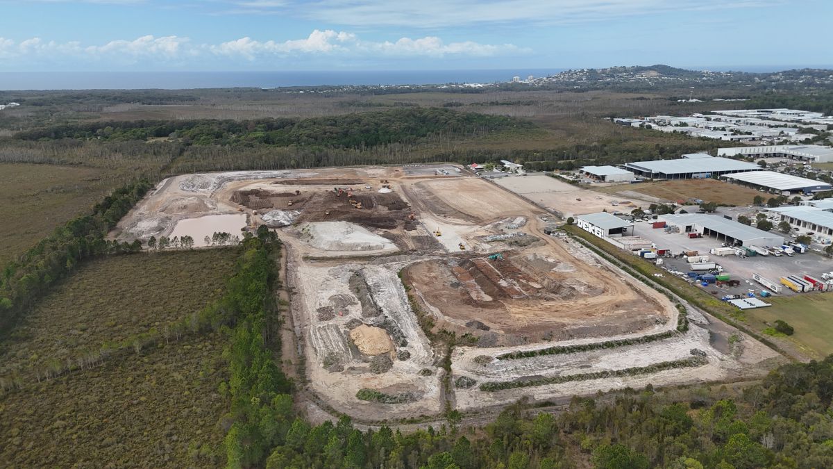 Coolum Eco Park Aerial
