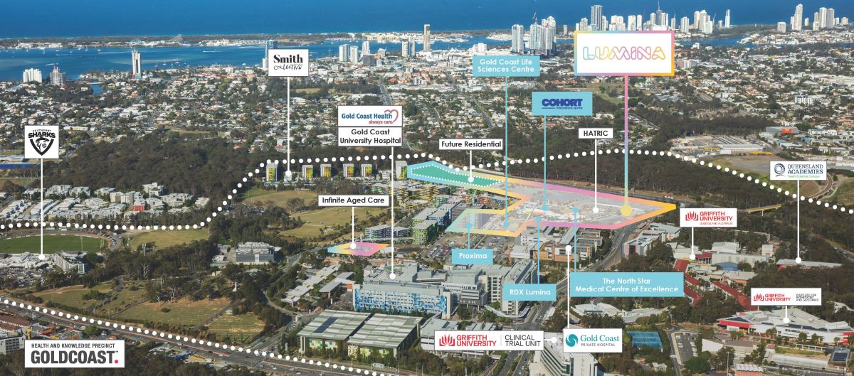 Lumina Gold Coast aerial