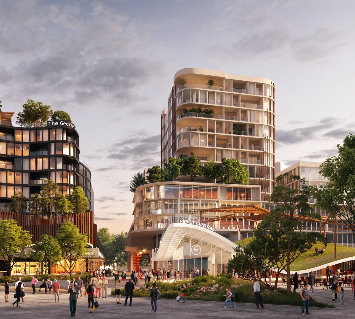 Artist Impression of the Ripley Town Centre