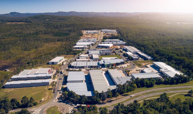 Aerial of Sunshine Coast Industrial Park