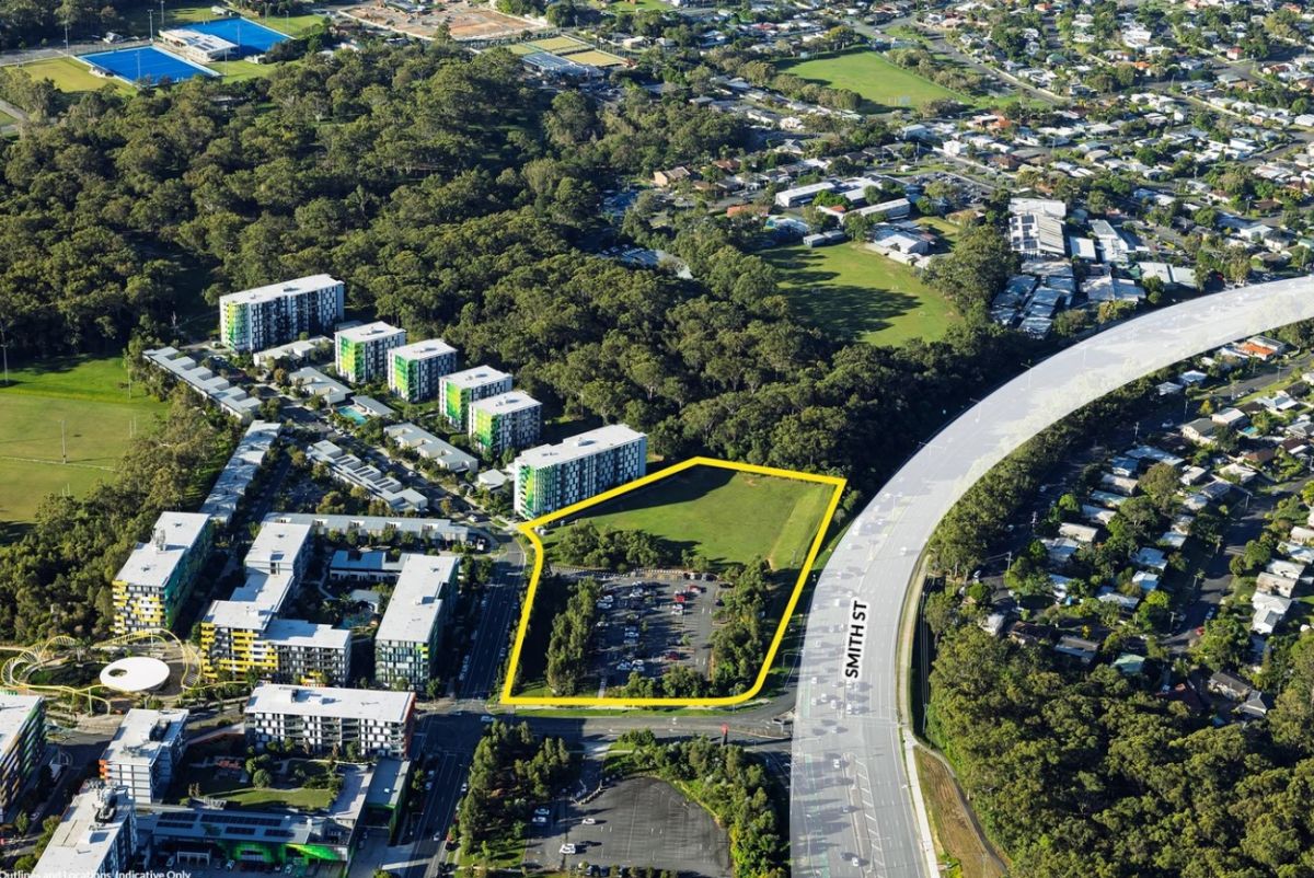 Aerial close up of Site 1 For Sale, Lumina Southport