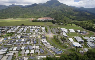 Aerial of Mount Peter PDA