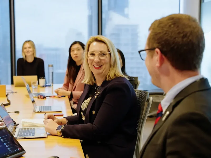 Housing Supply and Delivery team meeting in a conference room