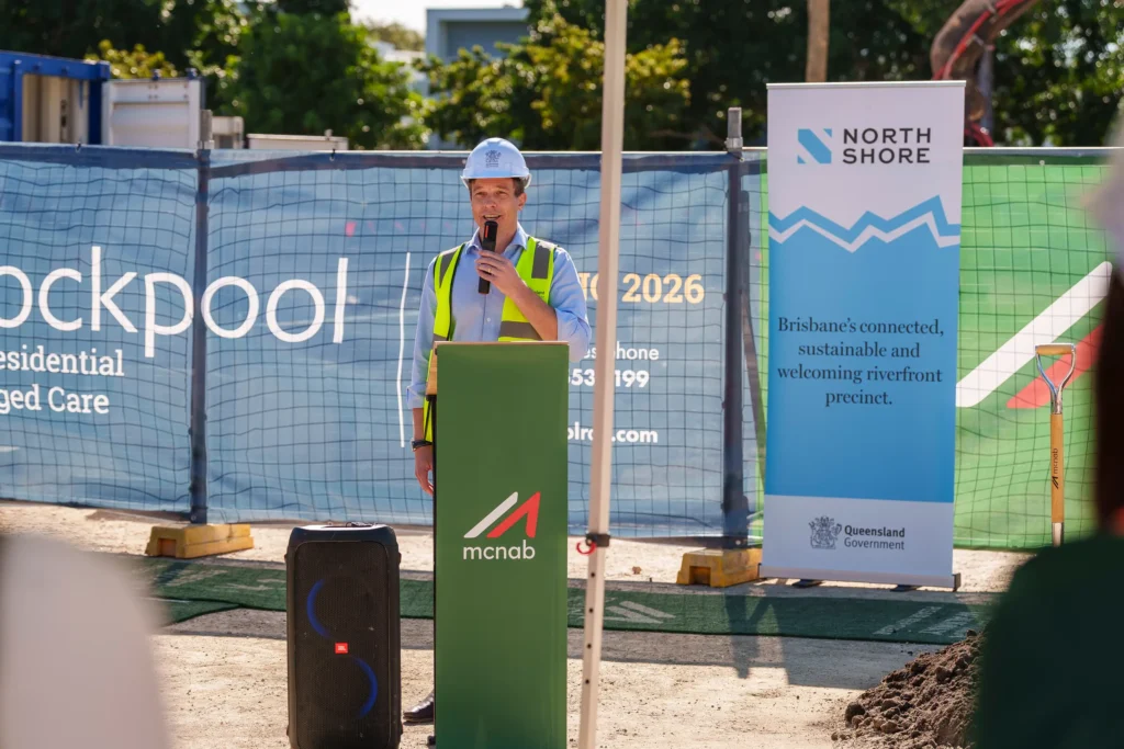 Julian Simmonds presenting at the Rockpool Northshore SOD turn