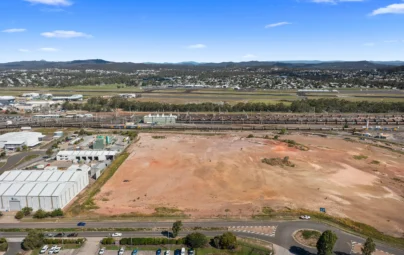 Aerial of the Clinton Industrial Estate
