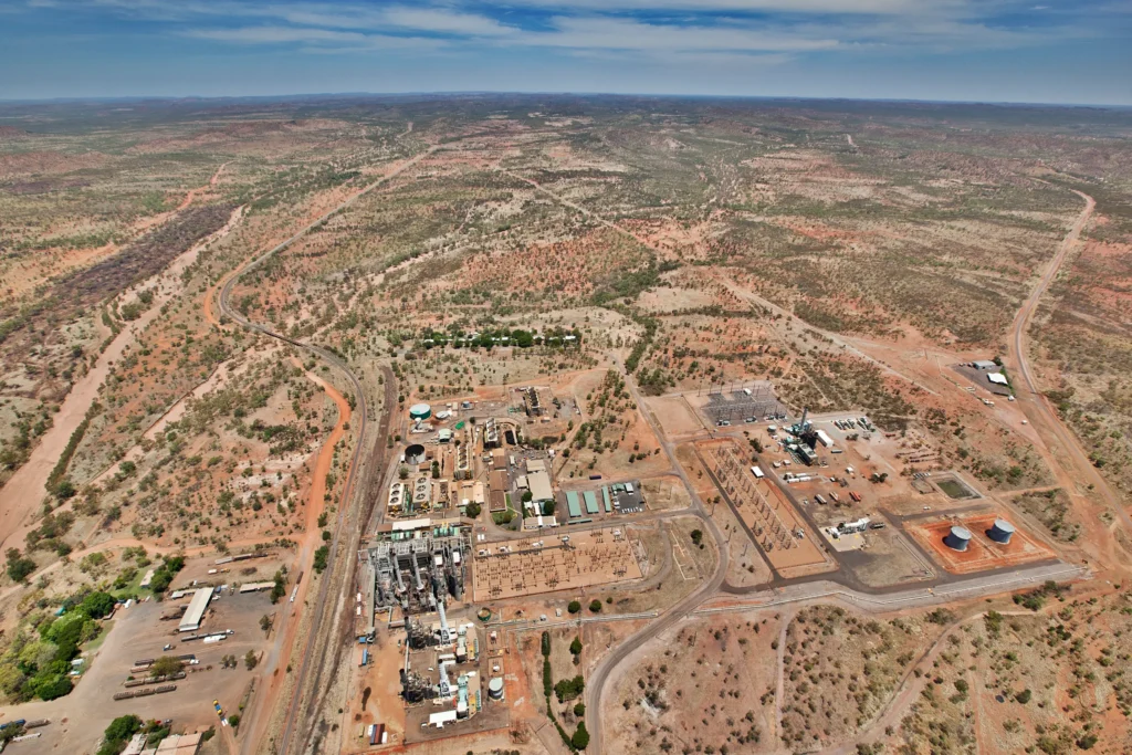 Aerial of the Mica Creek Industrial Precinct