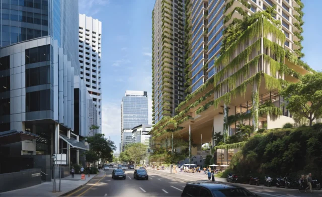 Render of the Turbot St Land Activation Program