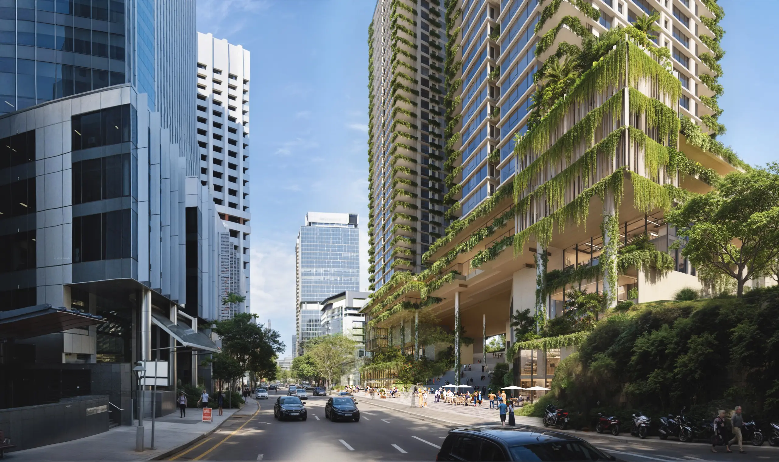 Render of the Turbot St Land Activation Program