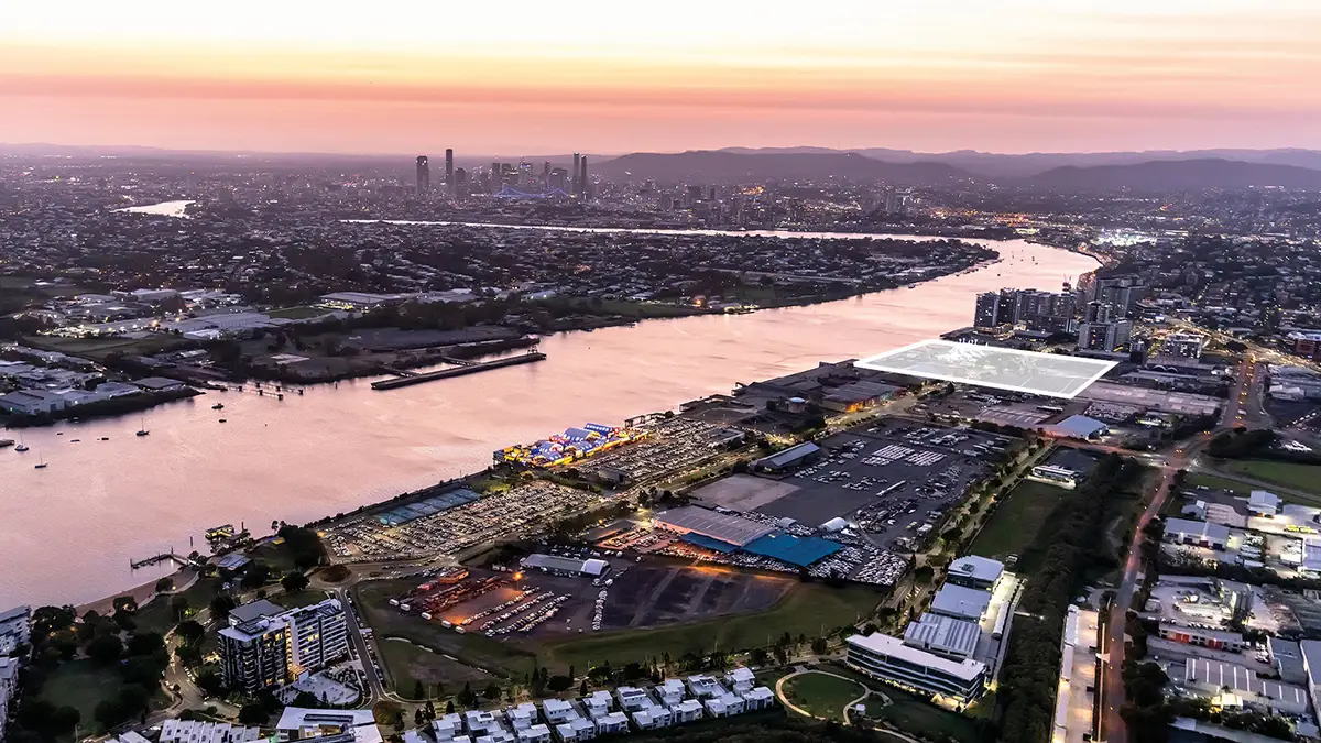 Aerial of Northshore Hamilton