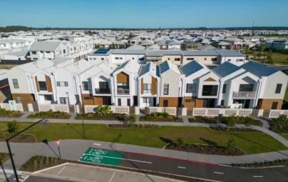 Aerial of Thompson Homes in Caloundra South PDA