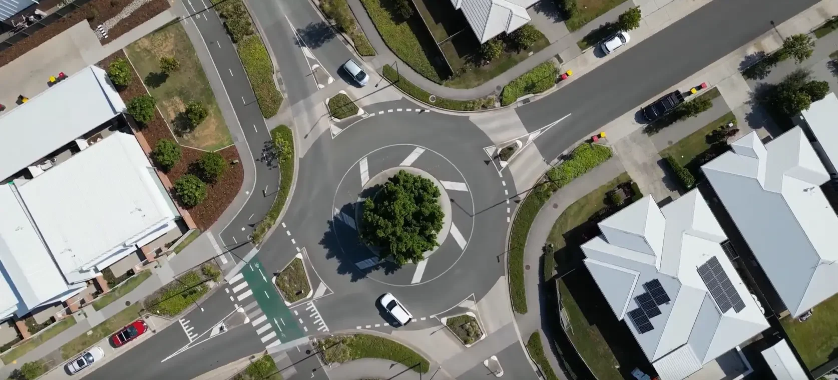 Aerial of the Aura estate within the Caloundra South PDA