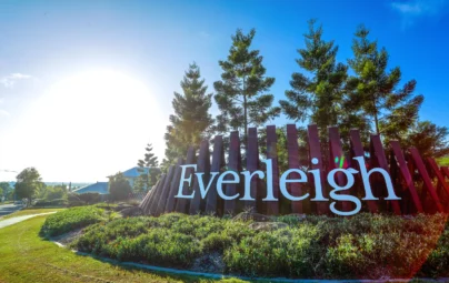 Front signage of Everleigh in the Greater Flagstone PDA