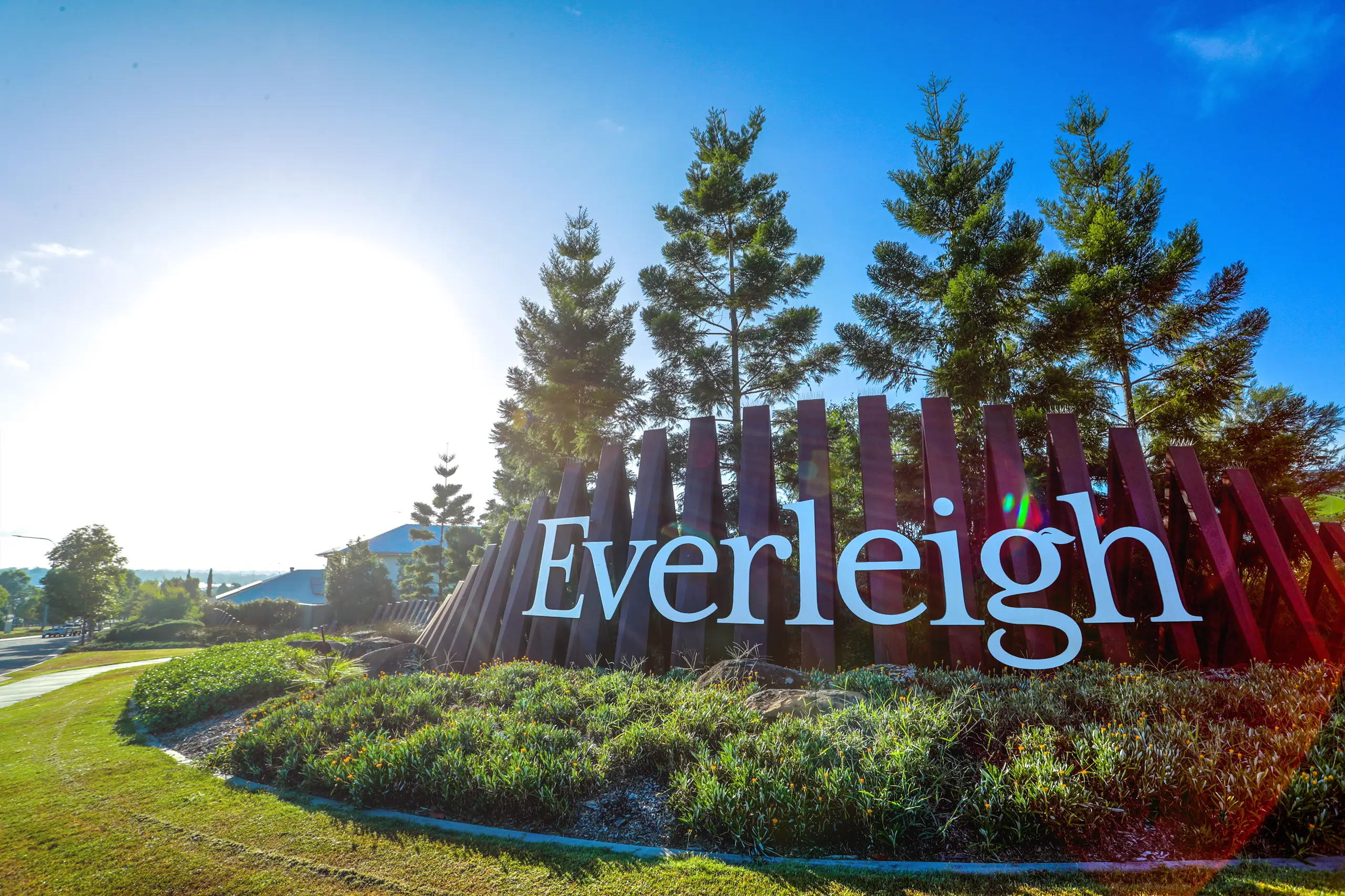 Front signage of Everleigh in the Greater Flagstone PDA