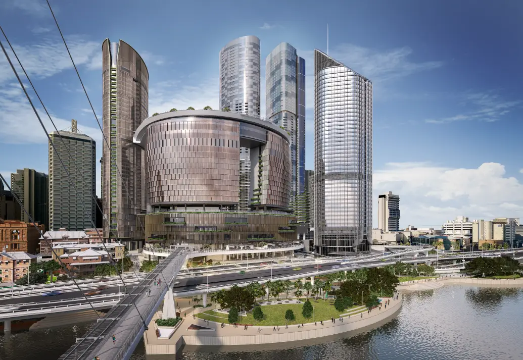 Concept Image of Queens Wharf in Brisbane