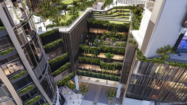Concept Image of Queens Wharf in Brisbane