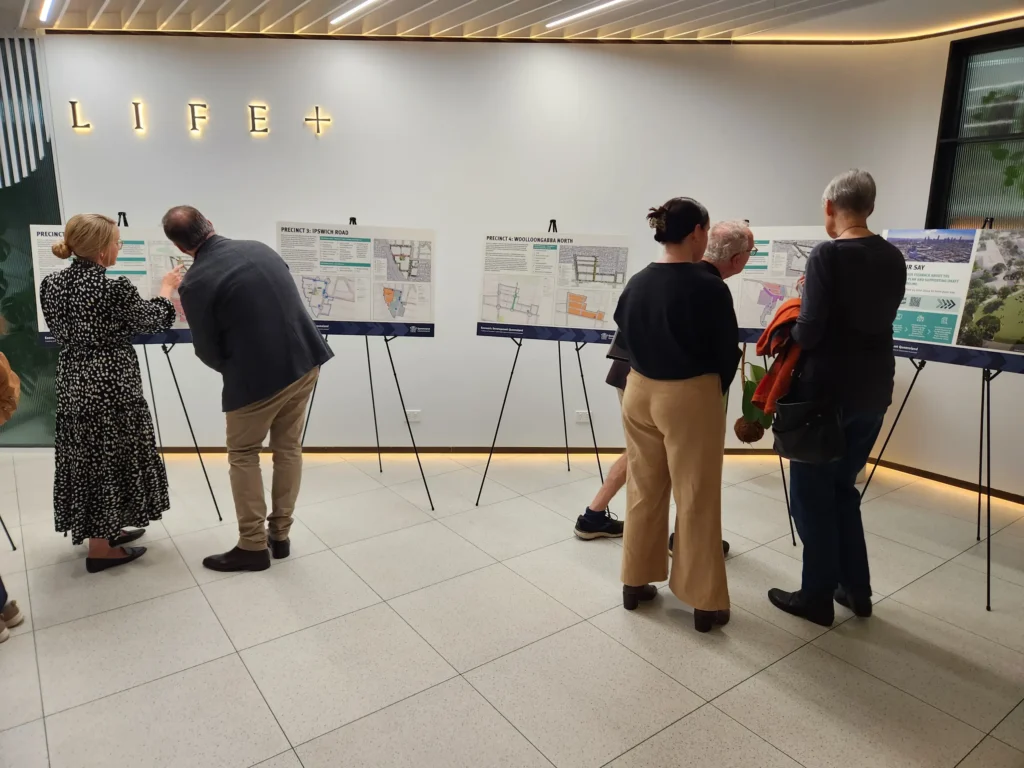 Attendees at the Woolloongabba PDA consultation