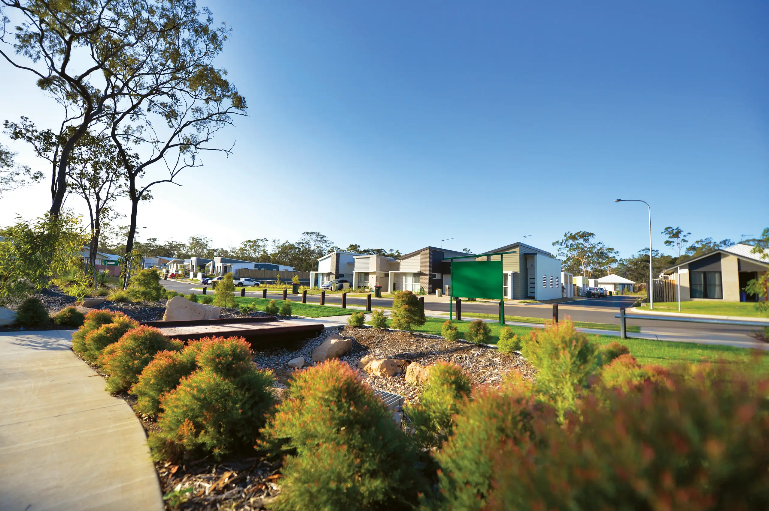 Streetscape of the HillClose estate within the Clinton PDA