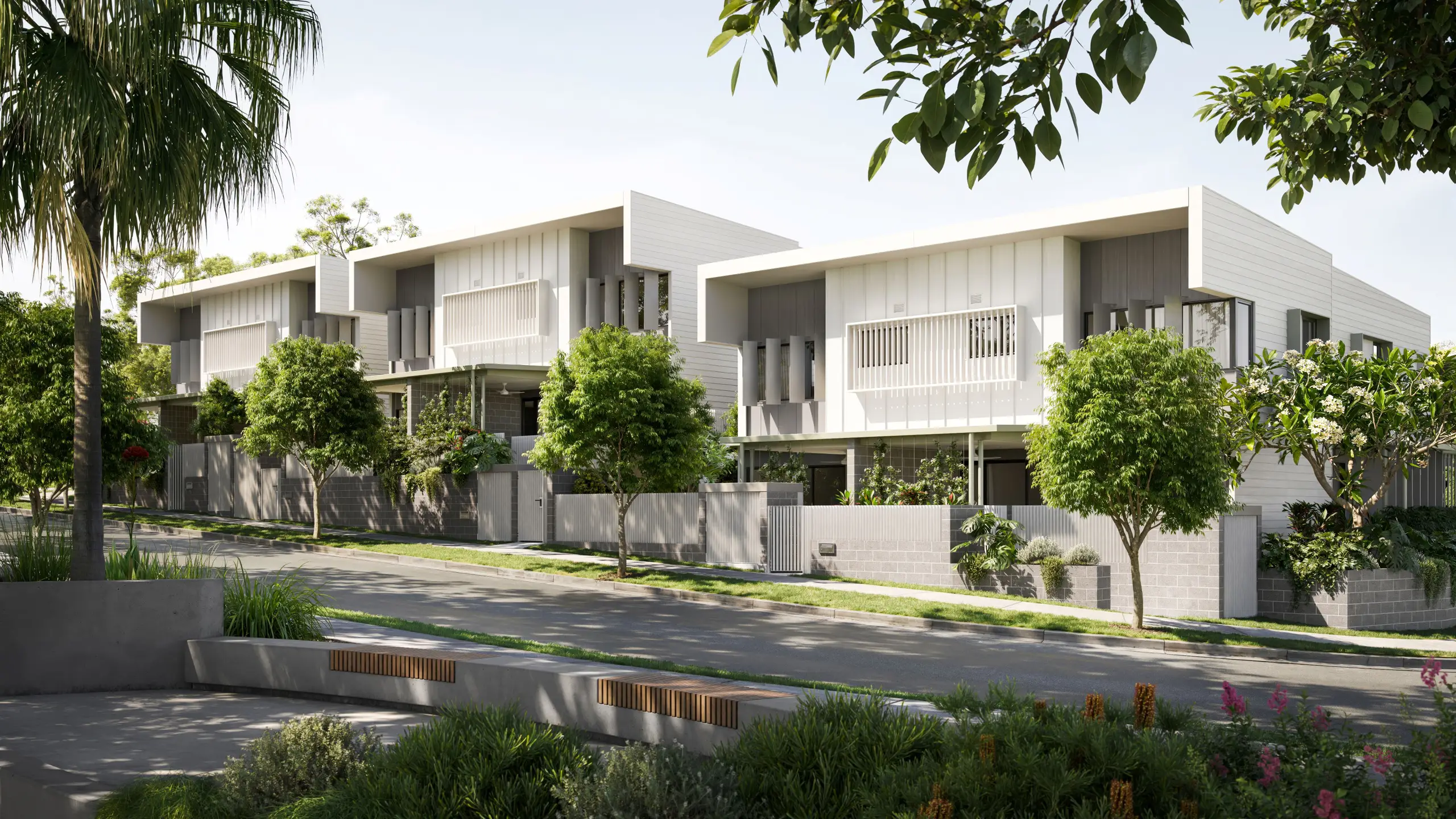 Renders of homes in Parkside Yeronga