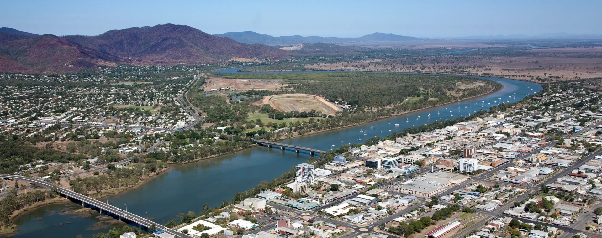 Aerial of the CQU Rockhampton PDA