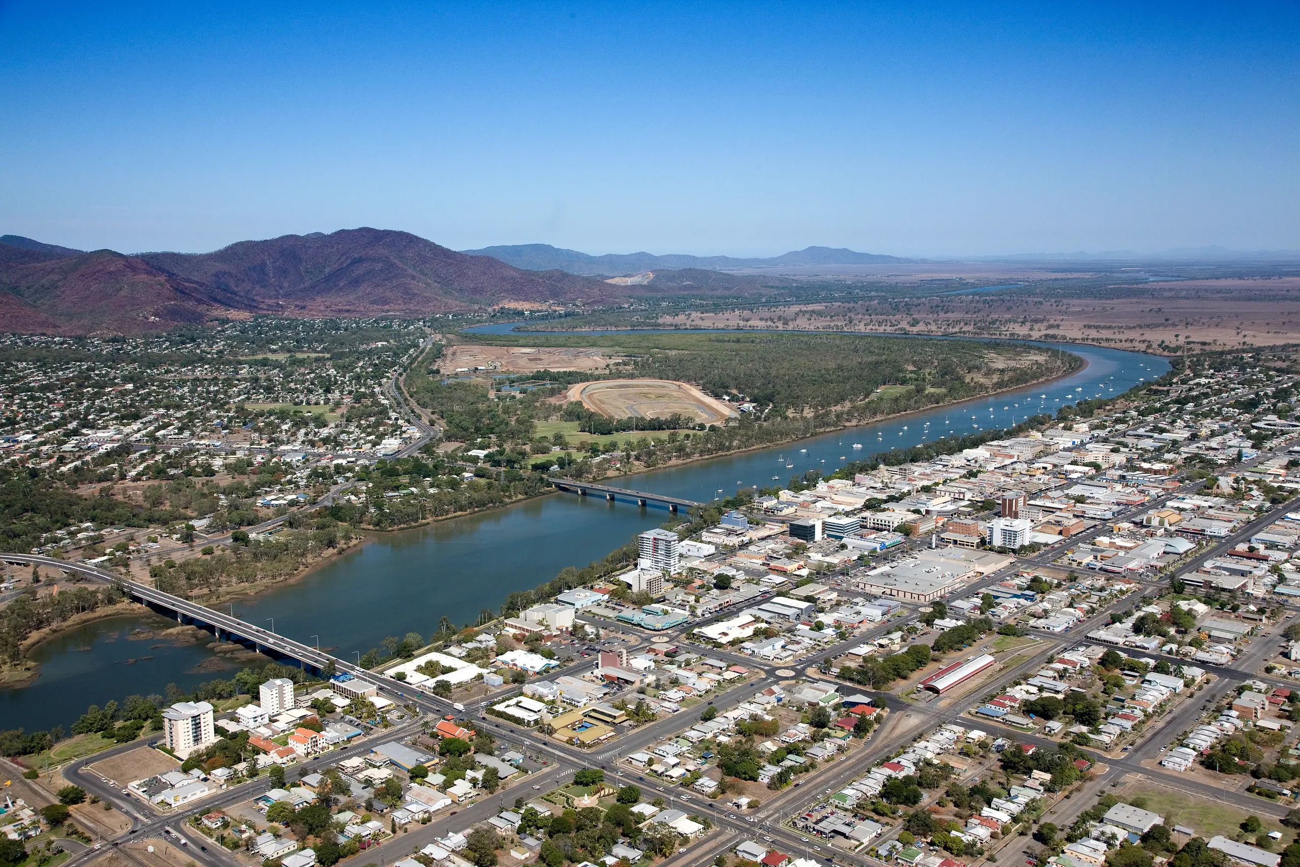 Aerial of the CQU Rockhampton PDA