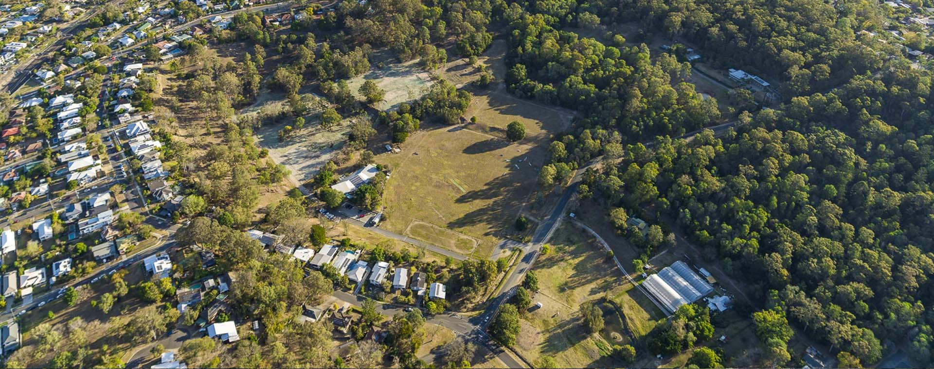 Aerial of the Songbird estate within the Oxley PDA
