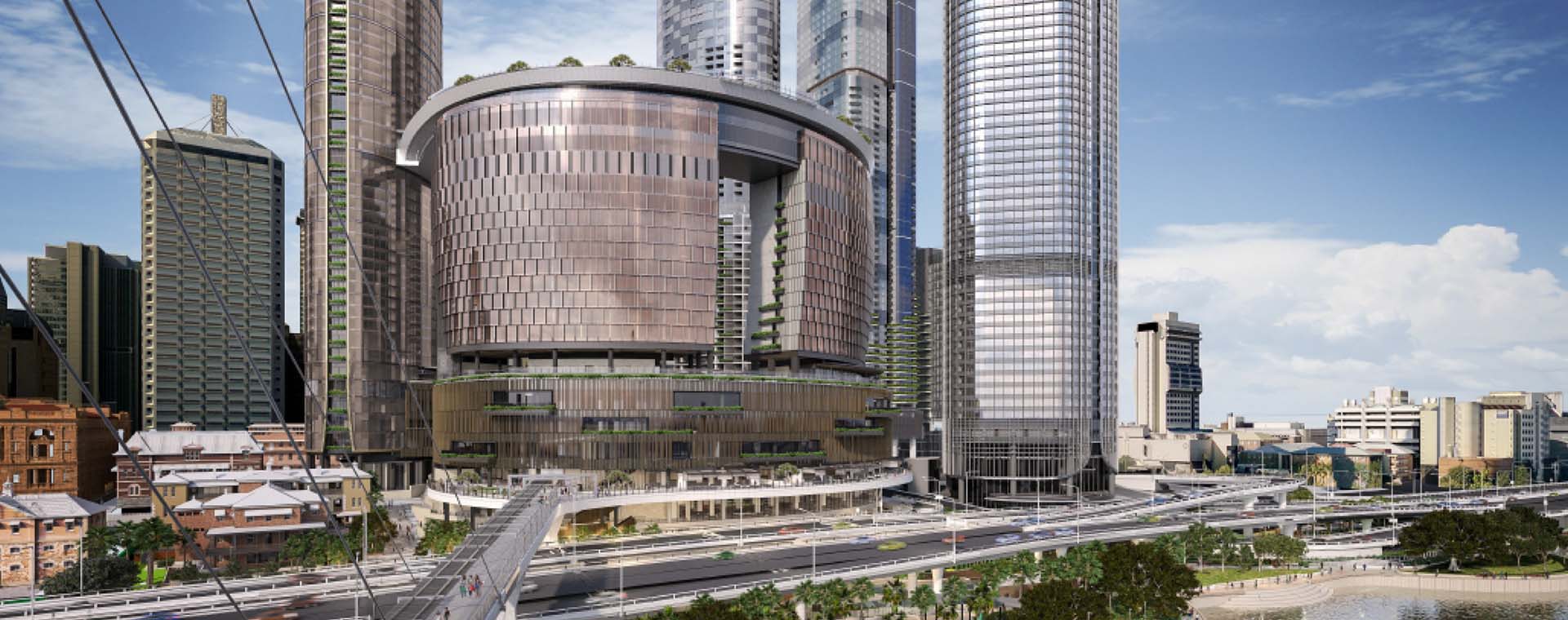 Concept Image of Queen's Wharf in Brisbane