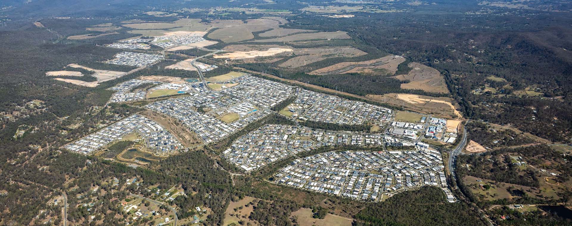 Aerial of the Yarrabilba PDA