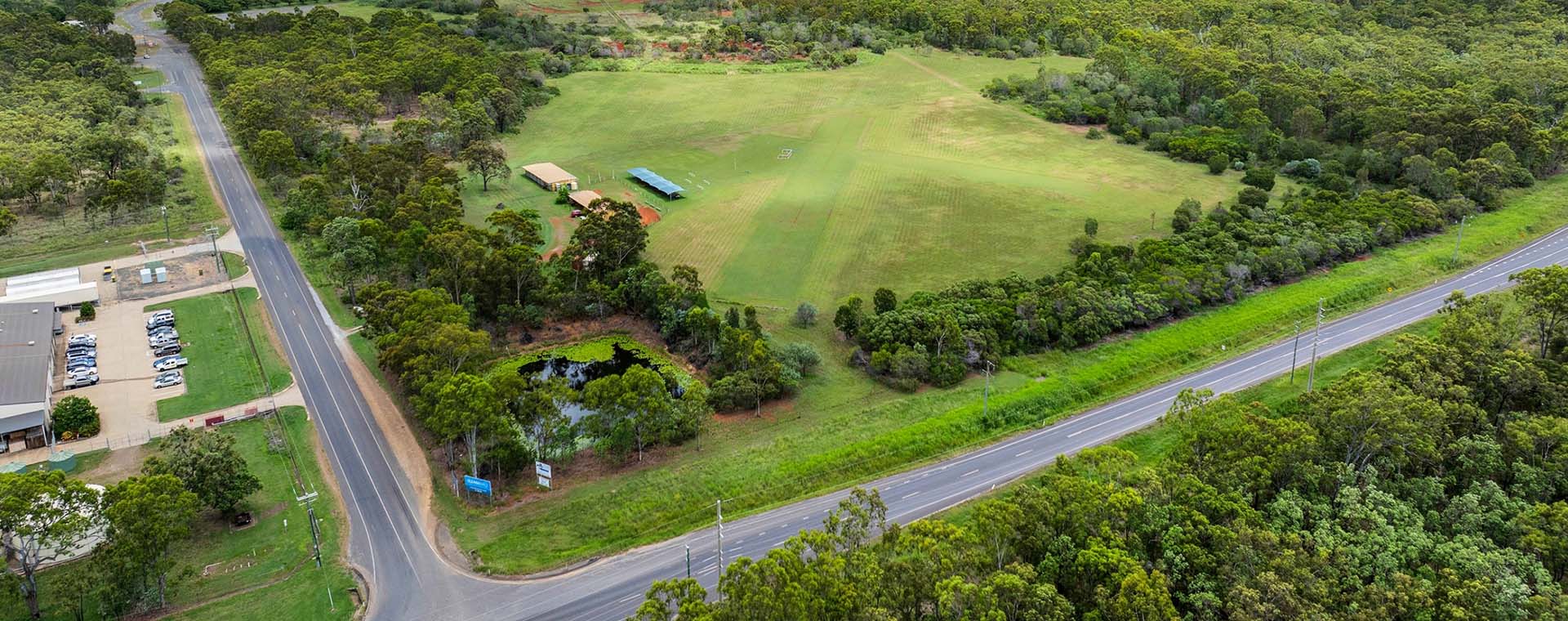 Aerial of the Yarwun Industrial Estate
