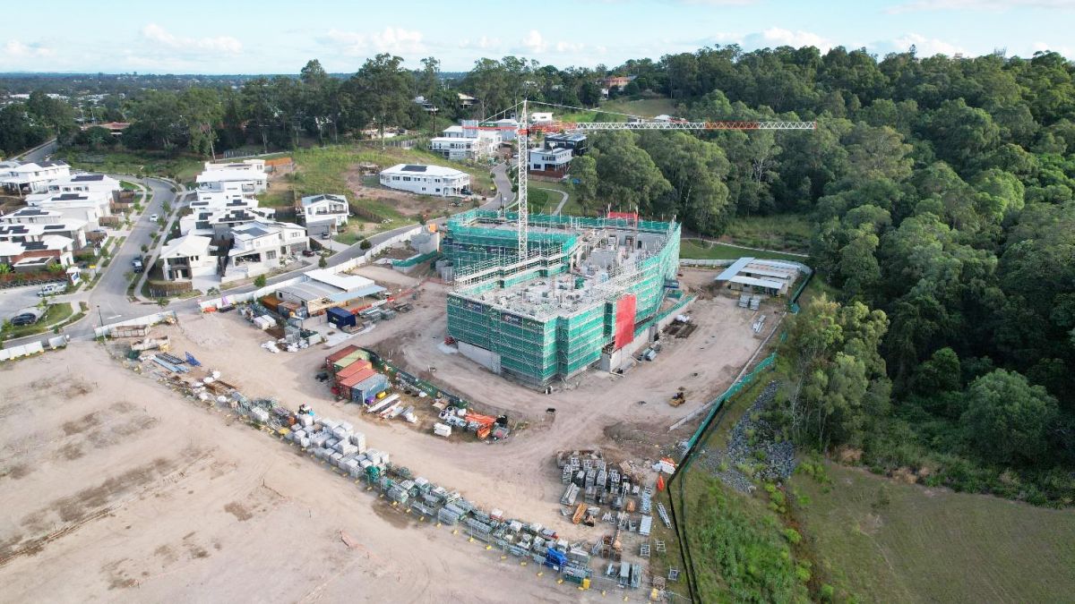 Construction Aerial of Rockpool Oxley