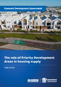 Cover of a Case Study titled, The role of Priority Development Areas in housing supply