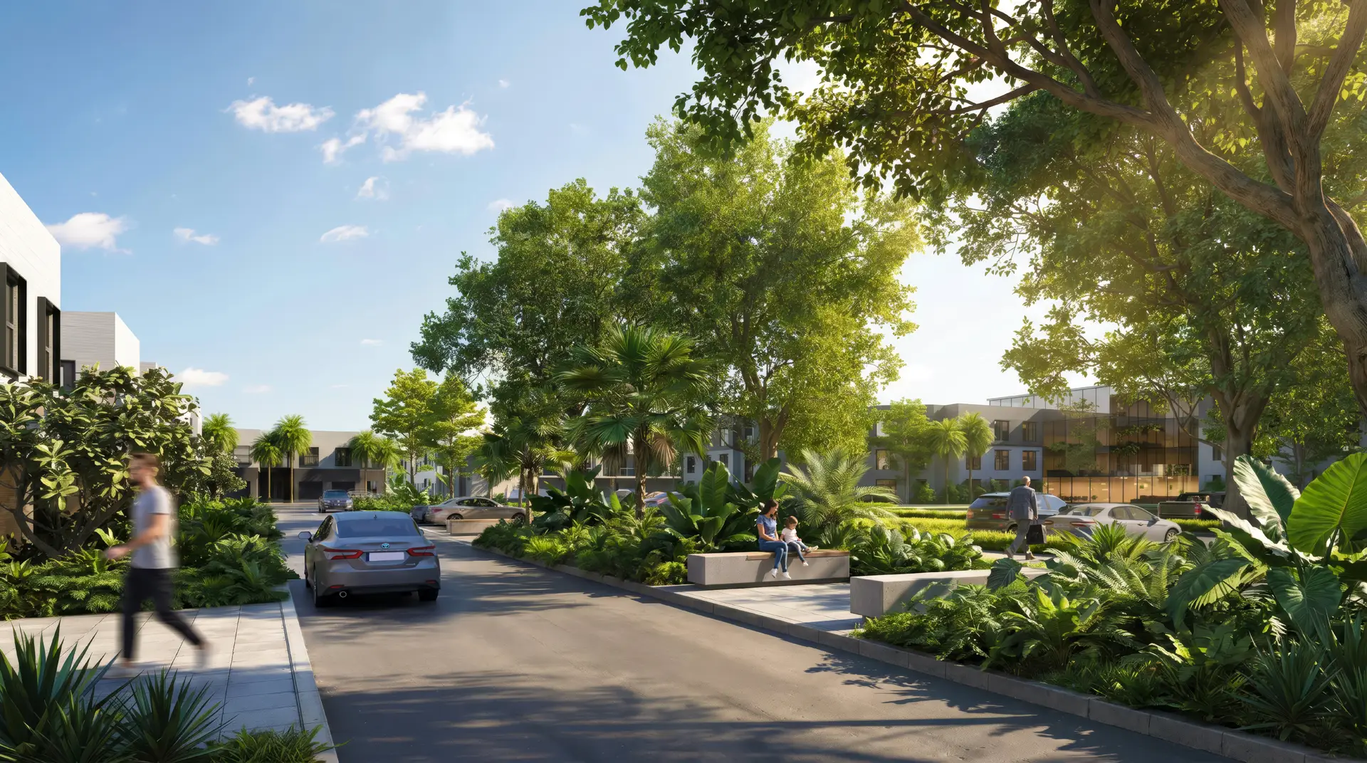 Streetscape Render of Banyo