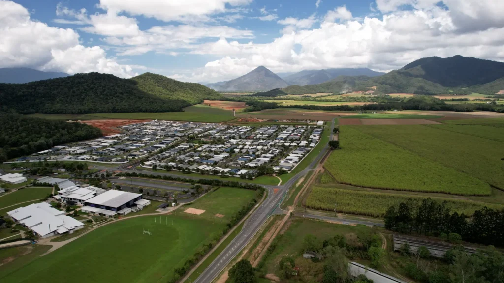 Aerial of the Mount Peter PDA