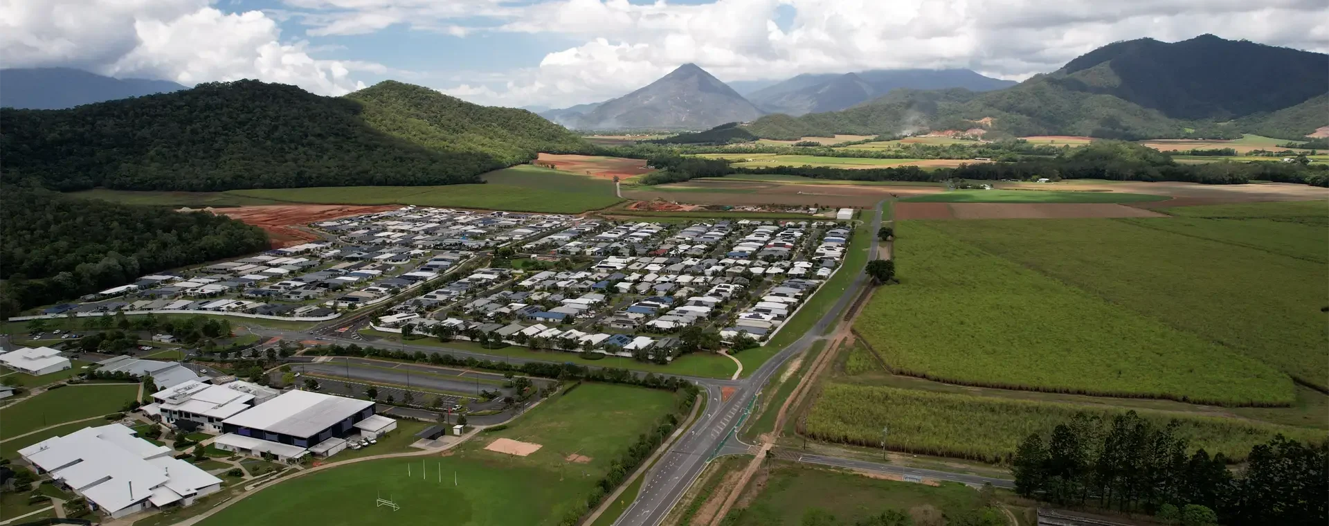 Aerial of the Mount Peter PDA