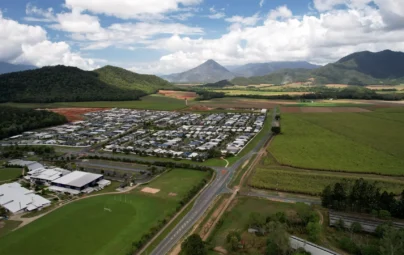 Aerial of the Mount Peter PDA