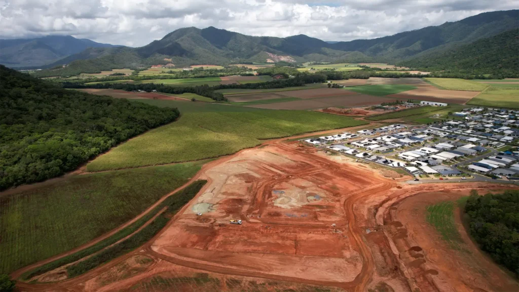 Aerial of the Mount Peter PDA
