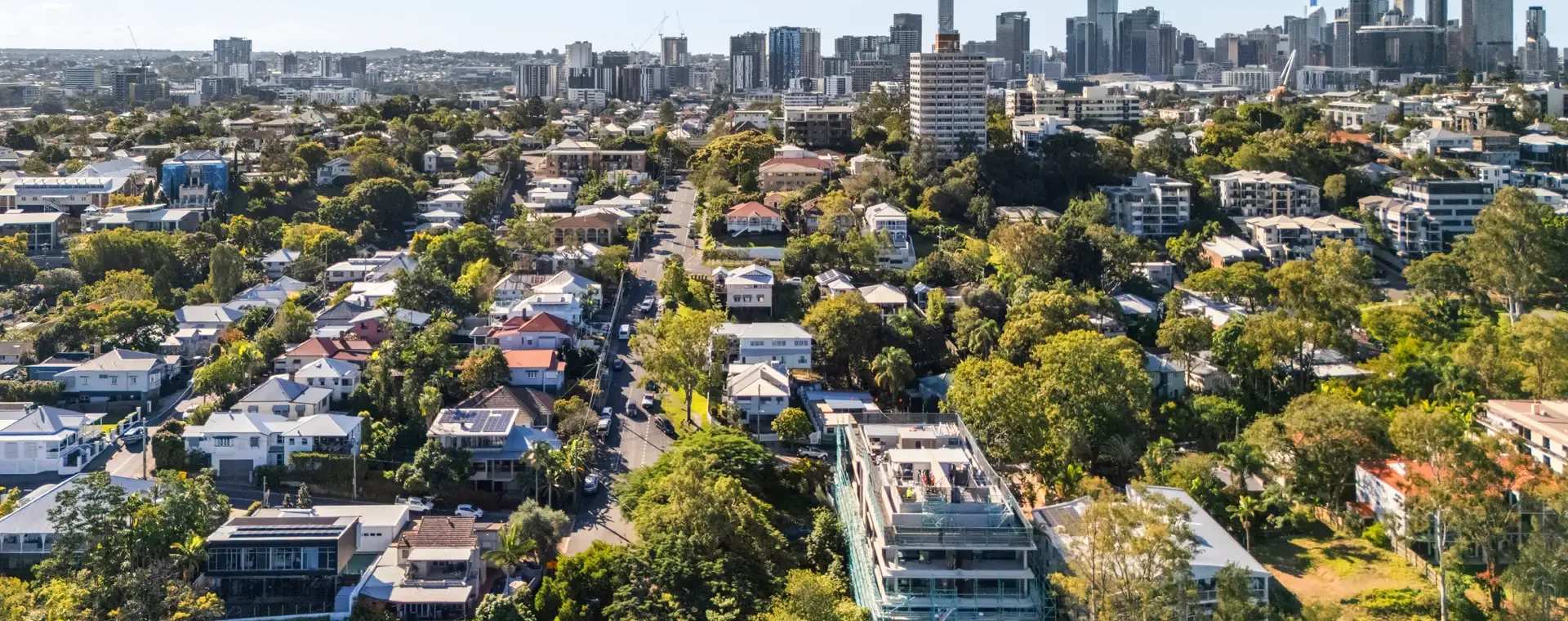 Aerial of Highgate Hill