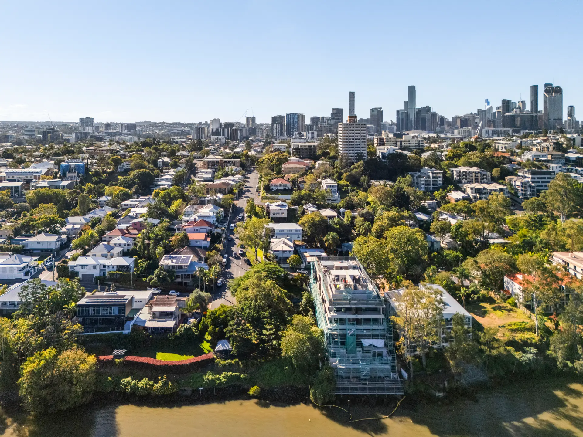 Aerial of Highgate Hill