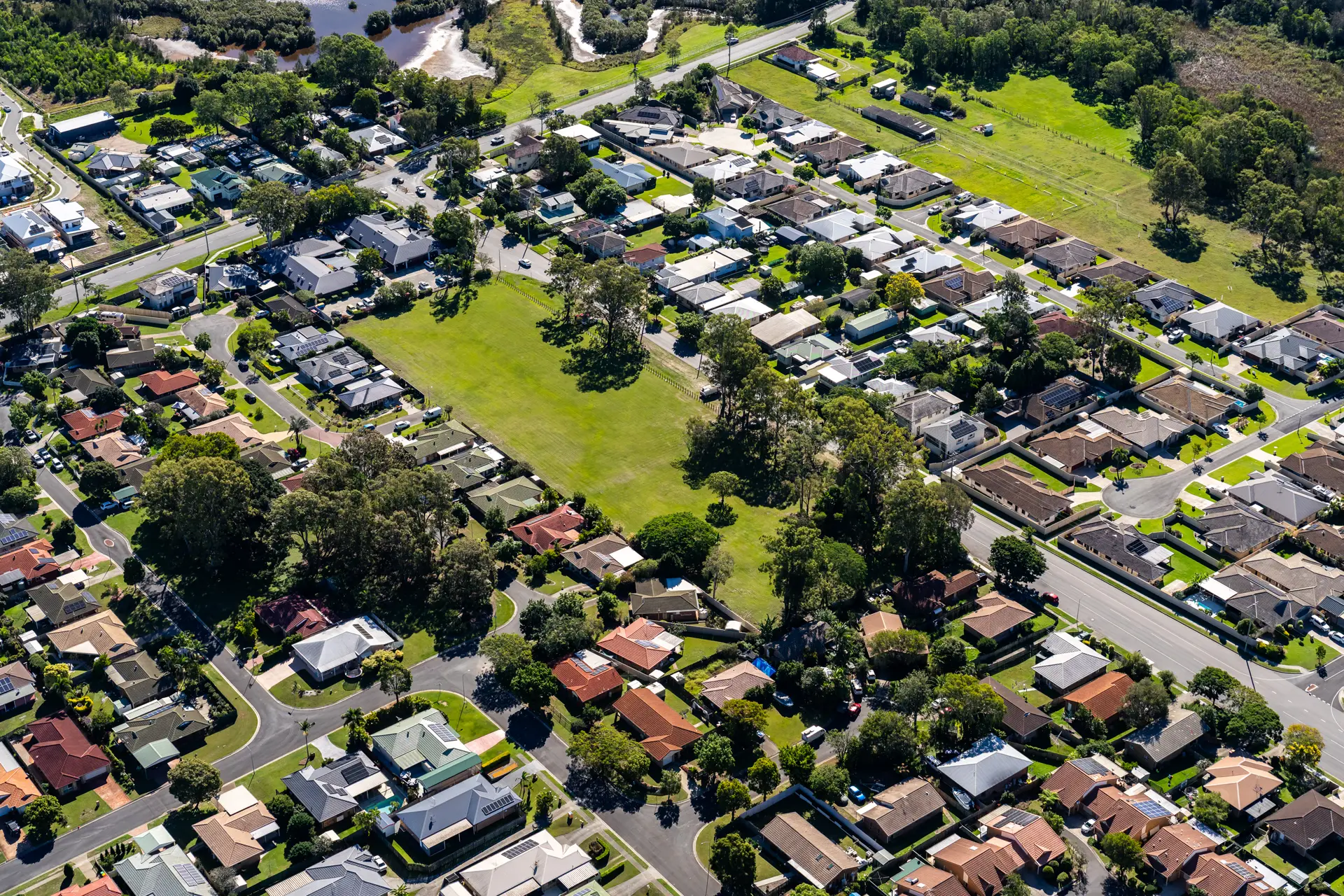 Aerial of Wynnum West