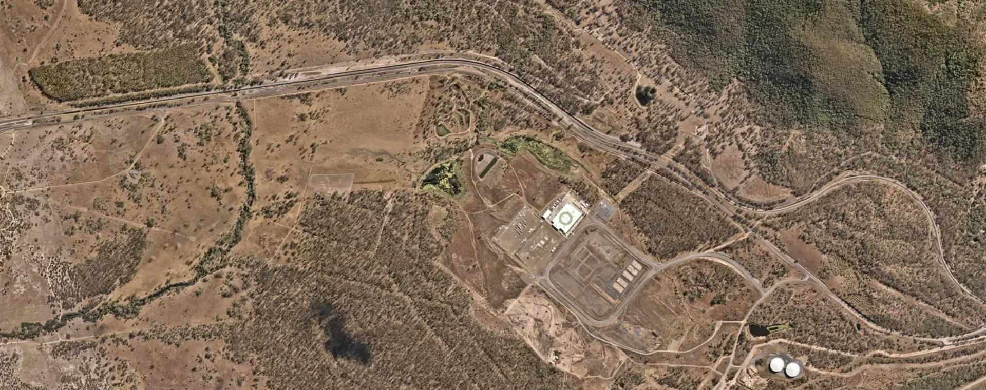 Aldoga Industrial Estate aerial